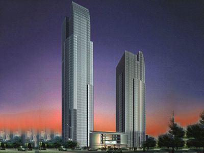 Hangzhou En Yüksek Binası-Yeni Dünya Servet Merkezi